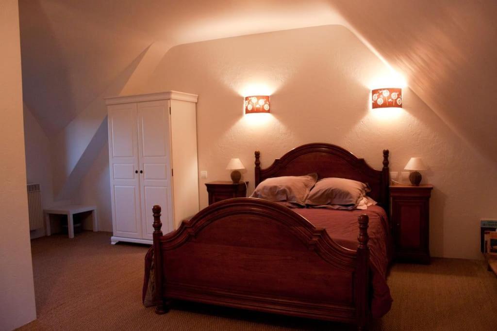 Studio Dans Une Chaumiere De Caractere Baud Luaran gambar